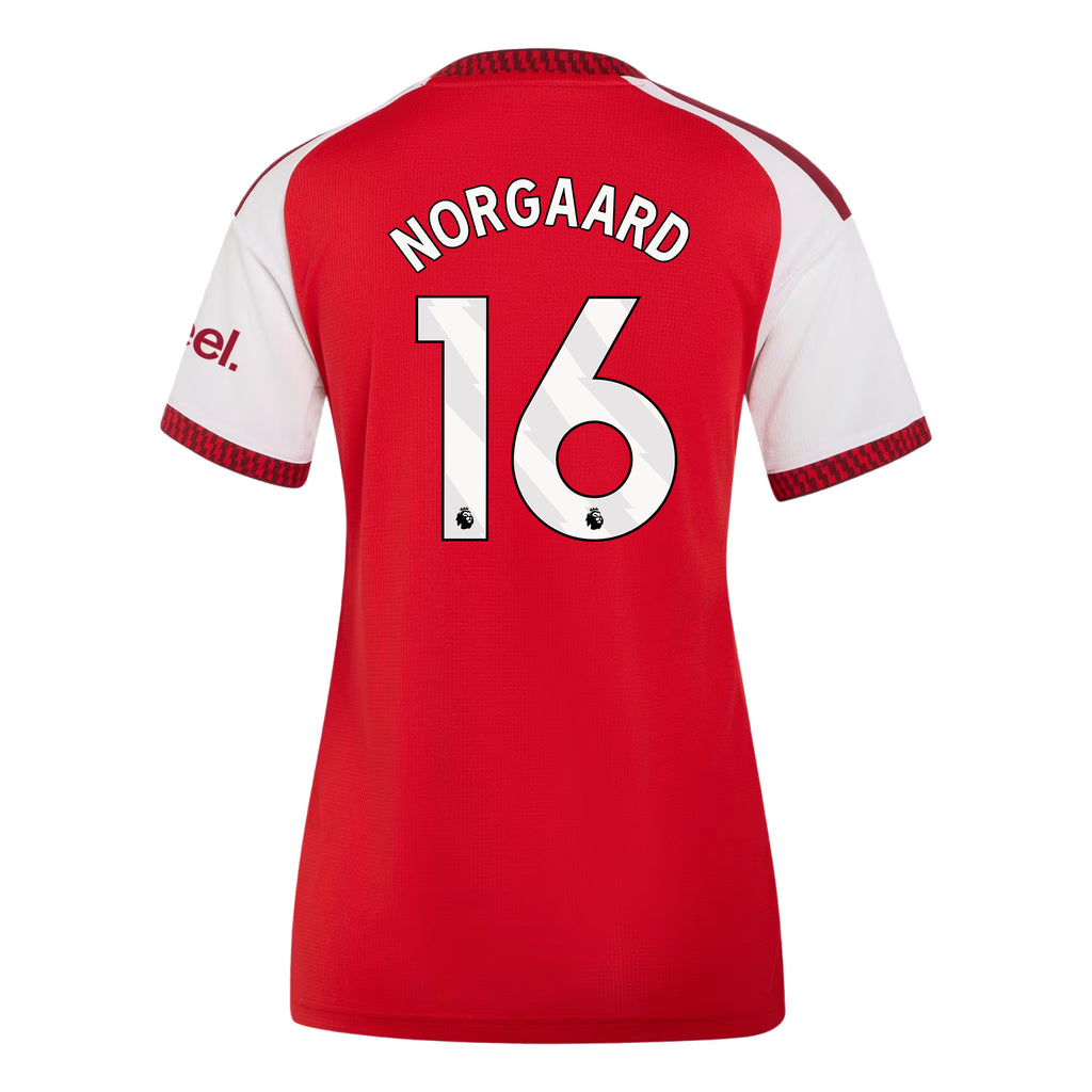 Christian Nørgaard 16 Arsenal 2026/27 Home Jersey - Women, Red