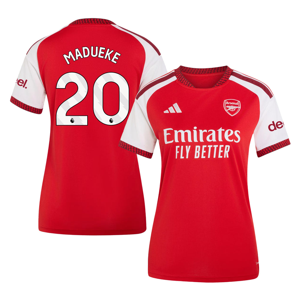 Noni Madueke 20 Arsenal 2026/27 Home Jersey - Women, Red