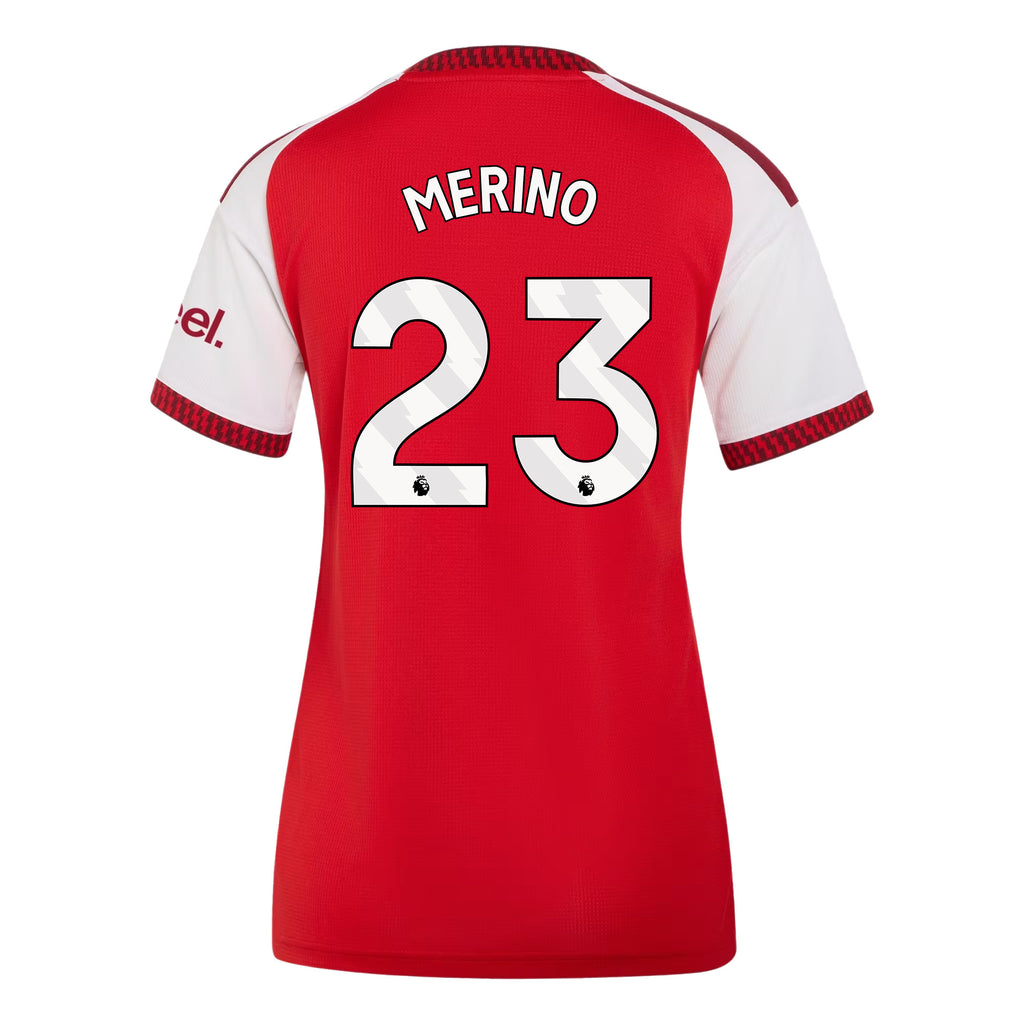 Mikel Merino 23 Arsenal 2026/27 Home Jersey - Women, Red