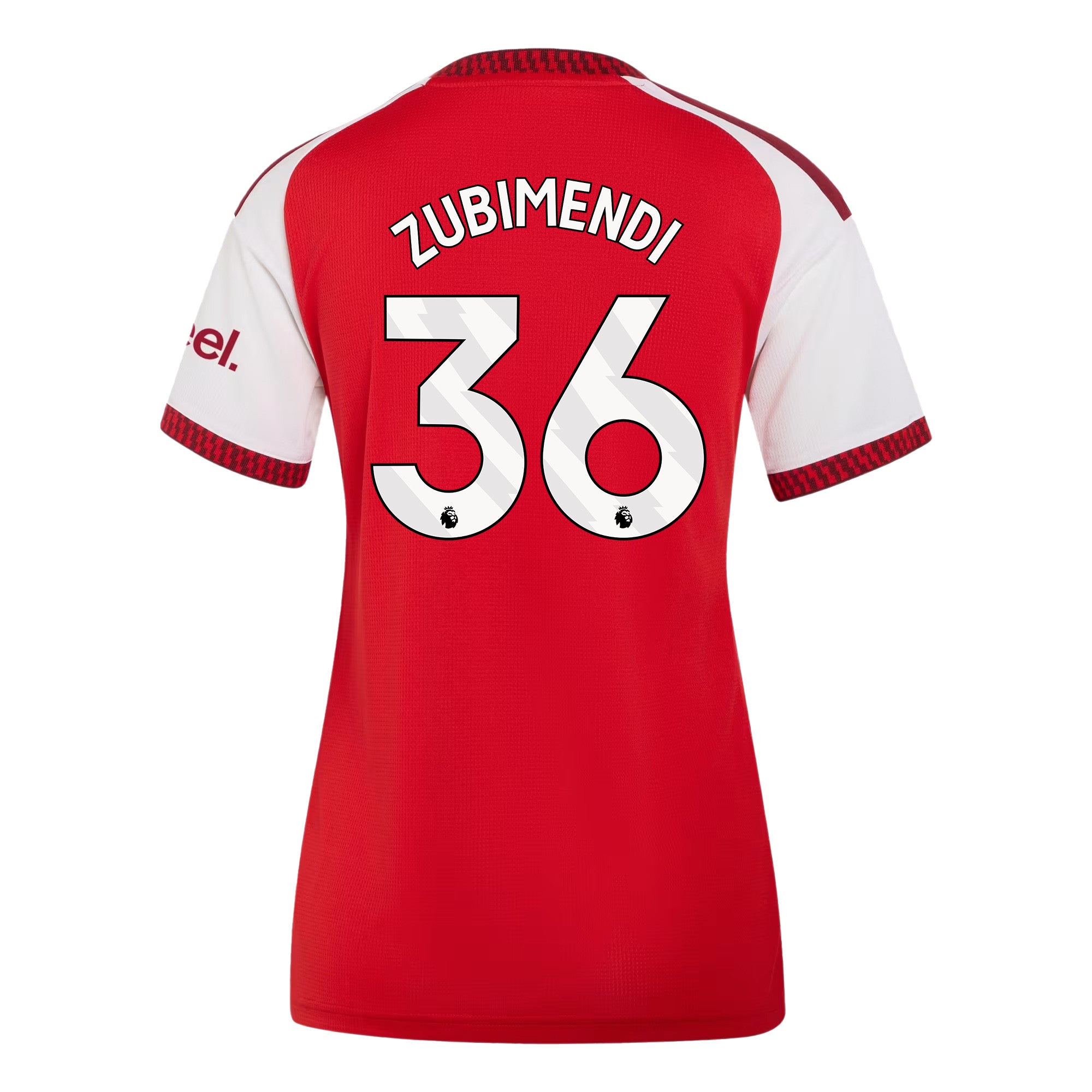 Martin Zubimendi 36 Arsenal 2026/27 Home Jersey - Women, Red