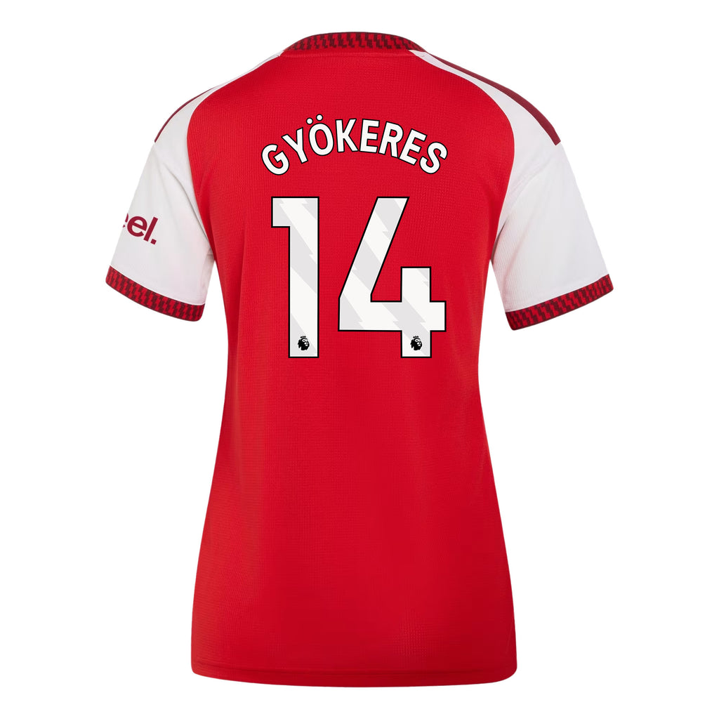 Viktor Gyökeres 14 Arsenal 2026/27 Home Jersey - Women, Red