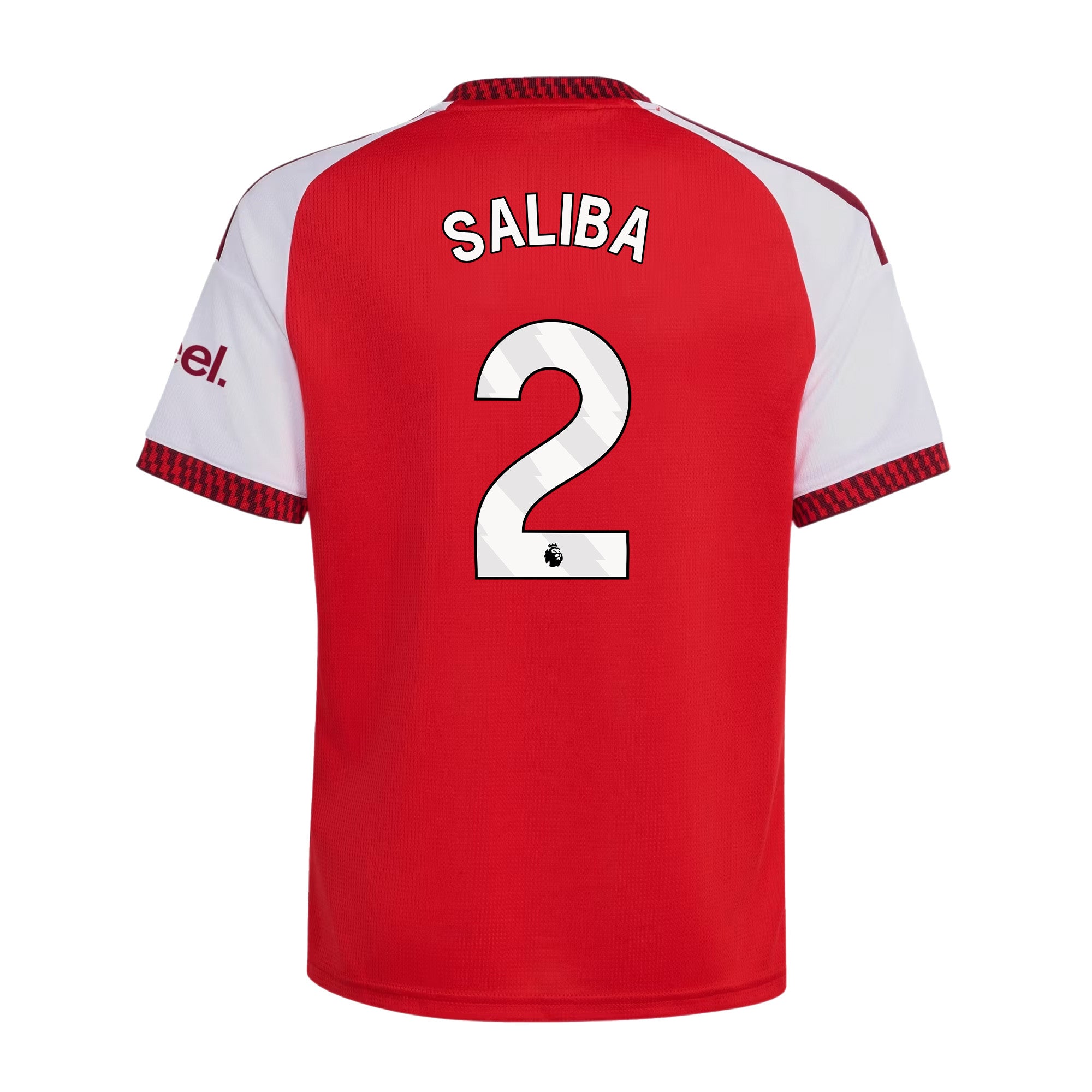 William Saliba 2 Arsenal 2026/27 Home Jersey - YOUTH, Red