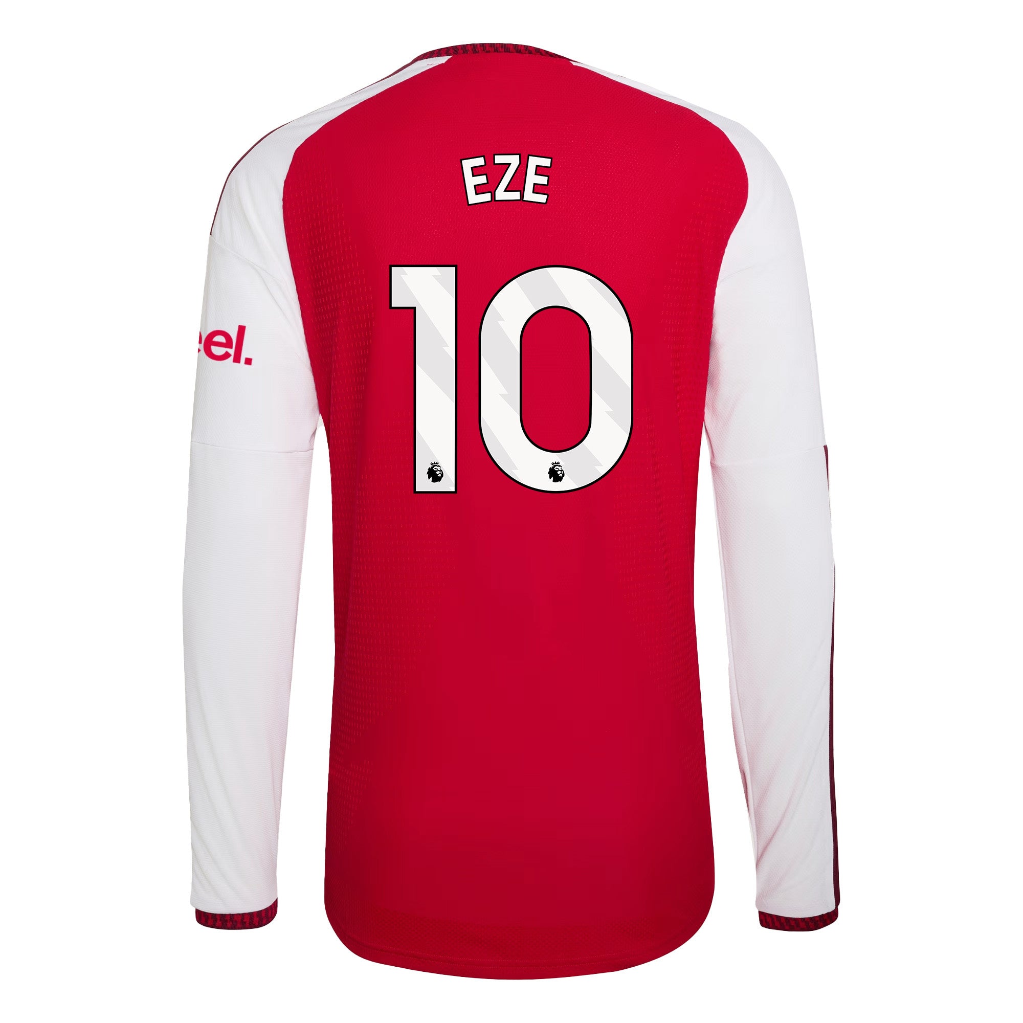 Eberechi Eze 10 Arsenal 2026/27 Home Long Sleeve Jersey - Men, Red