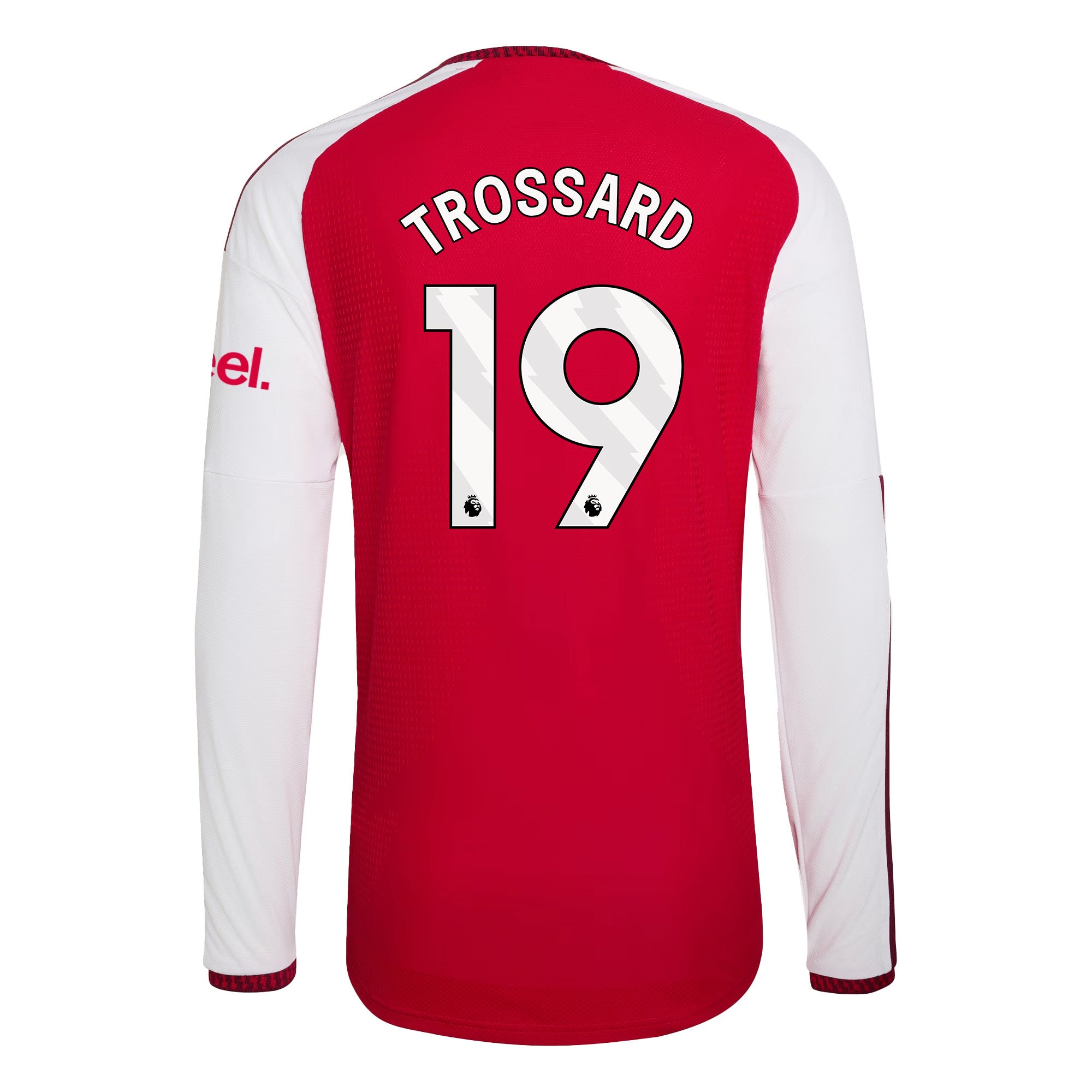 Leandro Trossard 19 Arsenal 2026/27 Home Long Sleeve Jersey - Men, Red