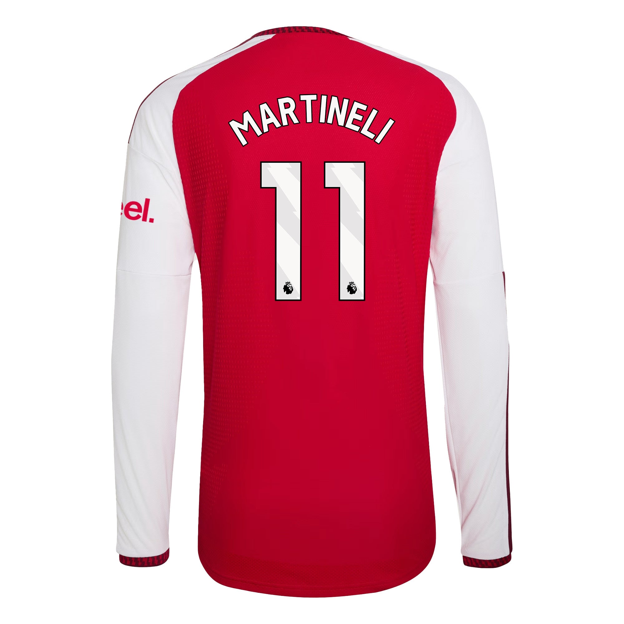 Gabriel Martinelli 11 Arsenal 2026/27 Home Long Sleeve Jersey - Men, Red
