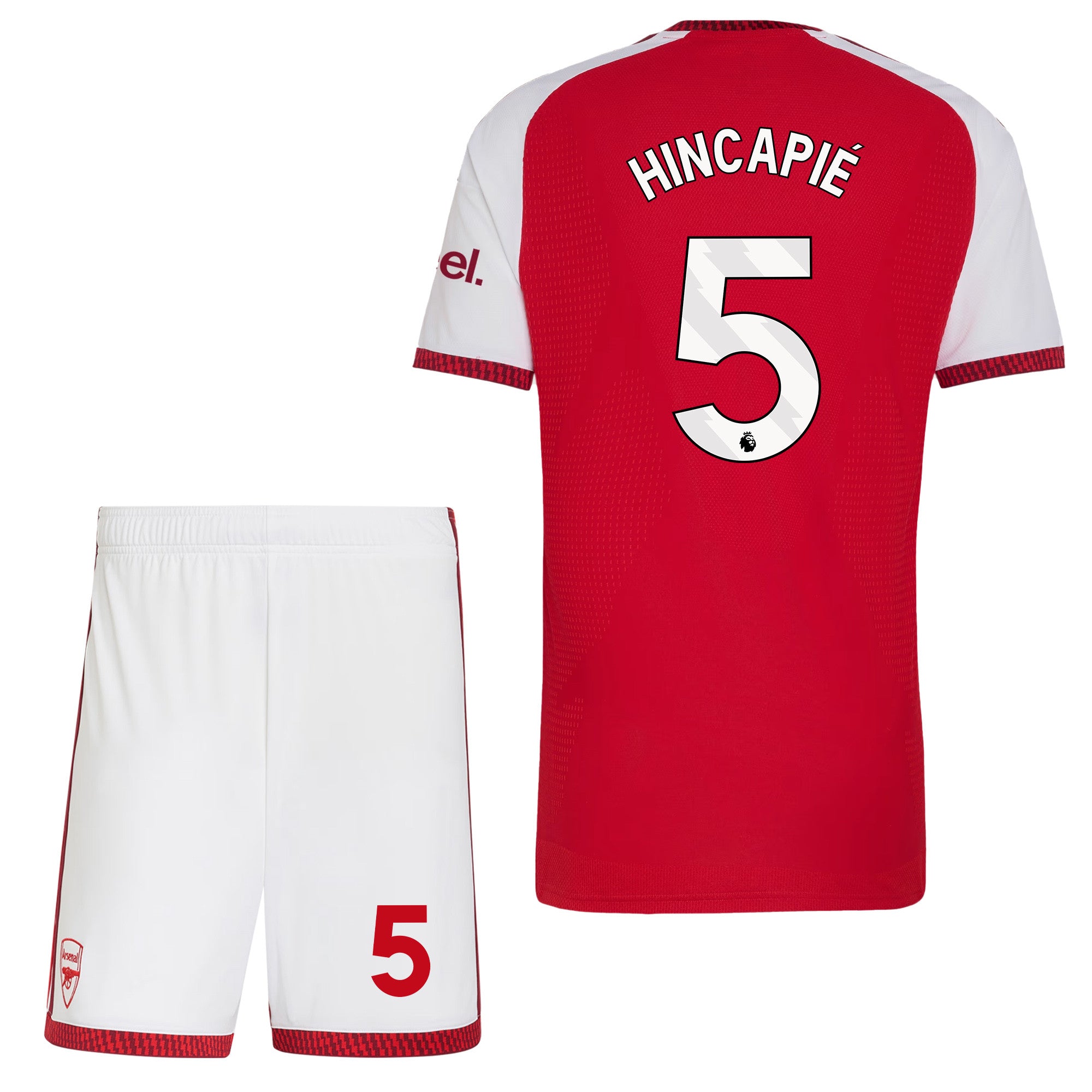 Piero Hincapié 5 Arsenal 2026/27 Home Men Jersey & Shorts Set – Red