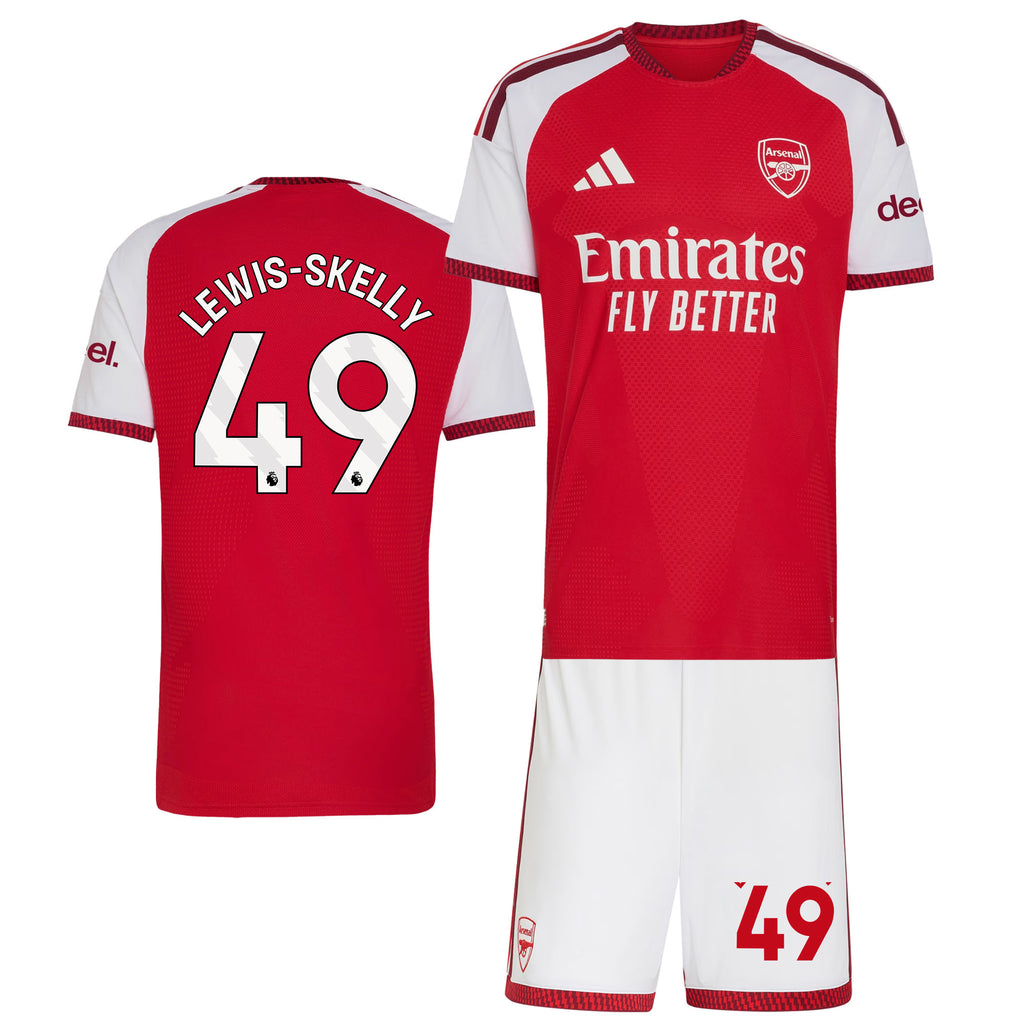 Myles Lewis-Skelly 49 Arsenal 2026/27 Home Men Jersey & Shorts Set – Red