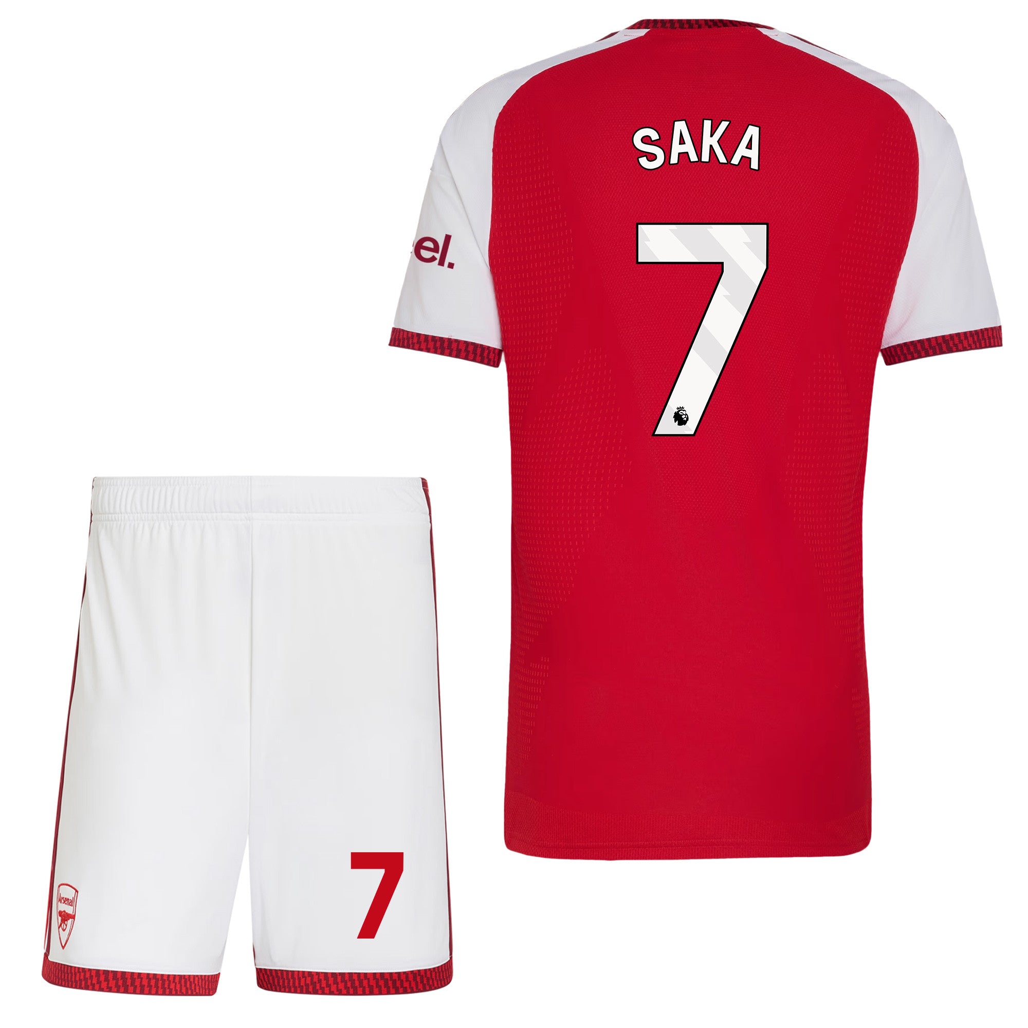 Bukayo Saka 7 Arsenal 2026/27 Home Men Jersey & Shorts Set – Red