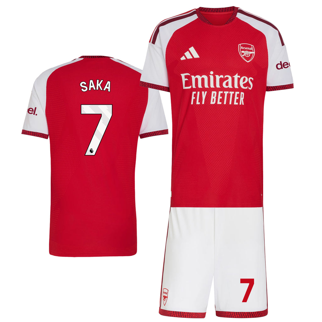 Bukayo Saka 7 Arsenal 2026/27 Home Men Jersey & Shorts Set – Red