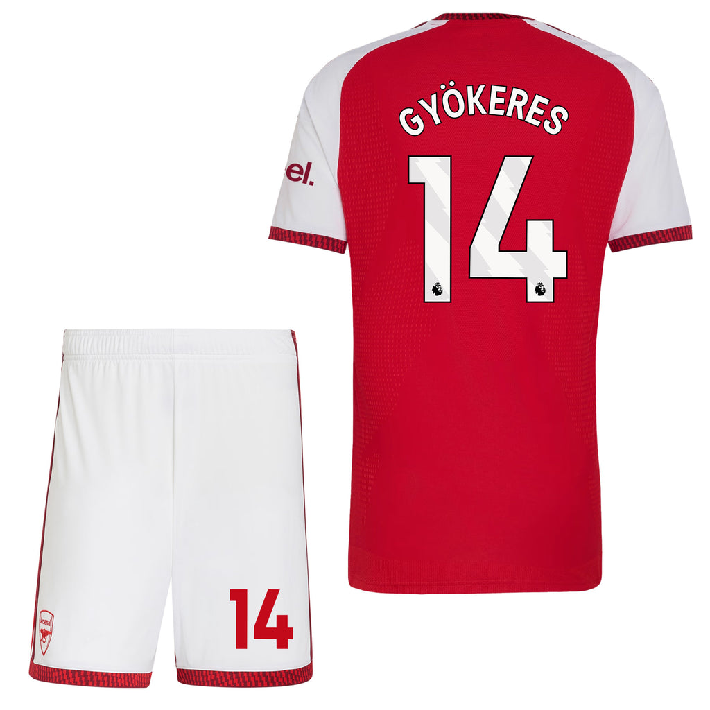 Viktor Gyökeres 14 Arsenal 2026/27 Home Men Jersey & Shorts Set – Red