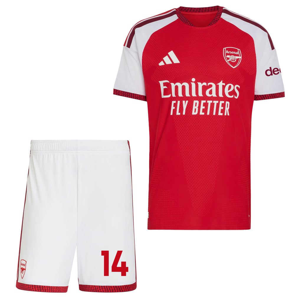 Viktor Gyökeres 14 Arsenal 2026/27 Home Men Jersey & Shorts Set – Red