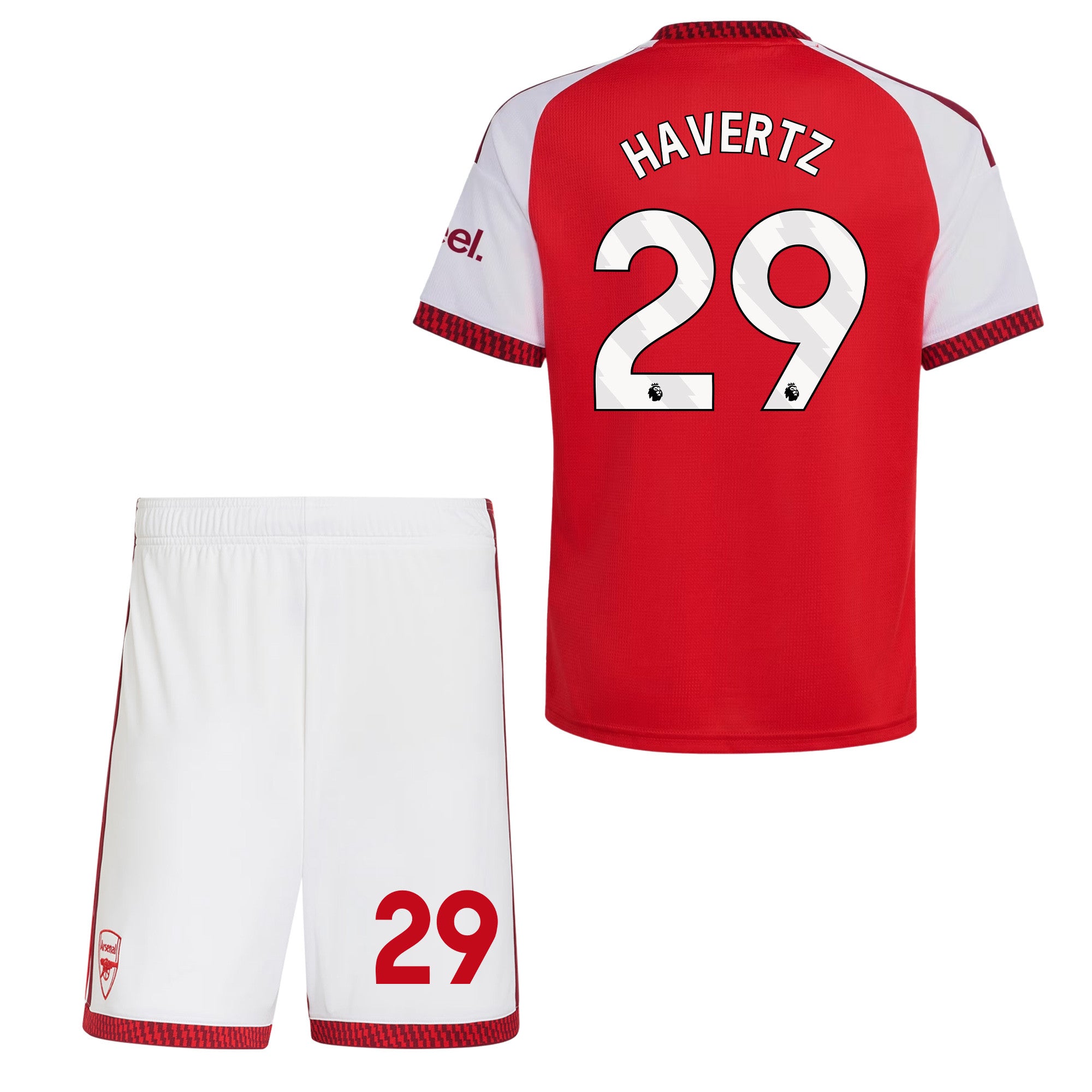 Kai Havertz 29 Arsenal 2026/27 YOUTH Home Jersey & Shorts Set - Red