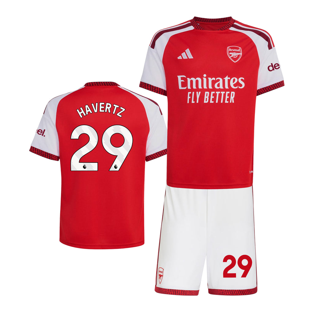 Kai Havertz 29 Arsenal 2026/27 YOUTH Home Jersey & Shorts Set - Red