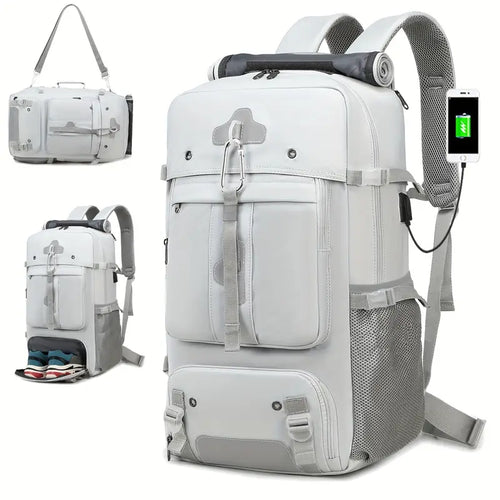 "Large Capacity Multifunctional Backpack 60L: Ideal for Extended Hiking & Camping Trips