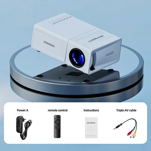"Home Theater Projector: 1080P Full HD, 5000 Lumens, Ideal for Movie Nights"