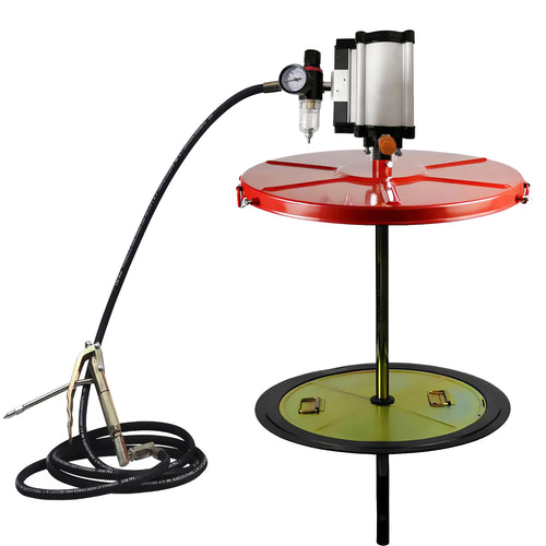 200L/180-220kg Drum Air Operated High Pressure Oil Dispenser High Viscosity Pneumatic Grease Pump Transfer 55 gal Barrel Pump