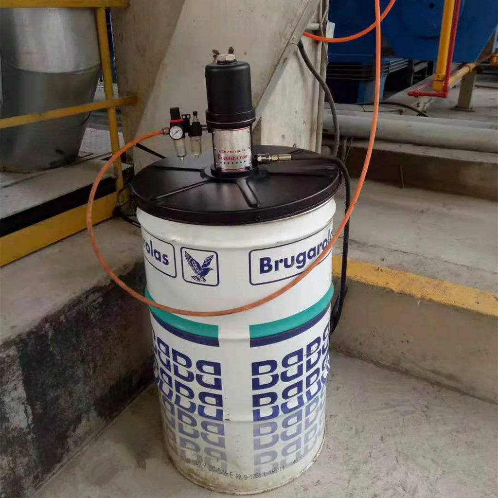 200L/180-220kg Drum Air Operated High Pressure Oil Dispenser High Viscosity Pneumatic Grease Pump Transfer 55 gal Barrel Pump