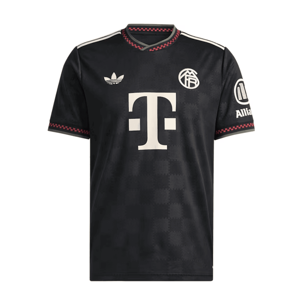 Tom Bischof 20 Bayern Munich 2025/26 Third Men Jersey - Black