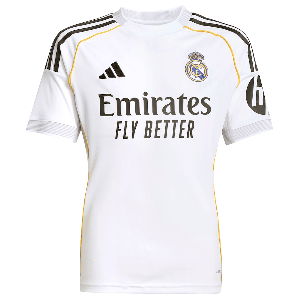 Raúl Asencio 17 Real Madrid 25/26 Home YOUTH Jersey - White
