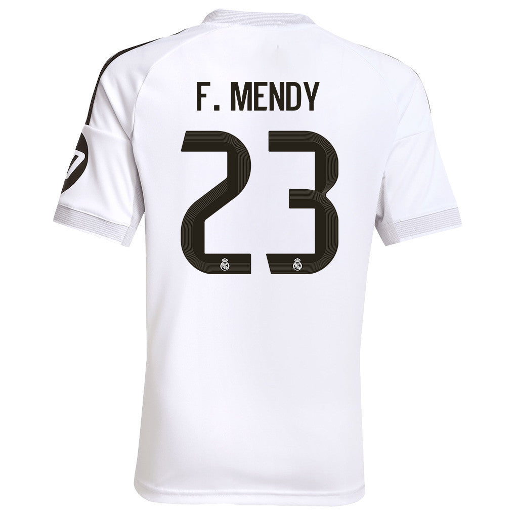 Ferland Mendy 23 Real Madrid 25/26 Home YOUTH Jersey - White