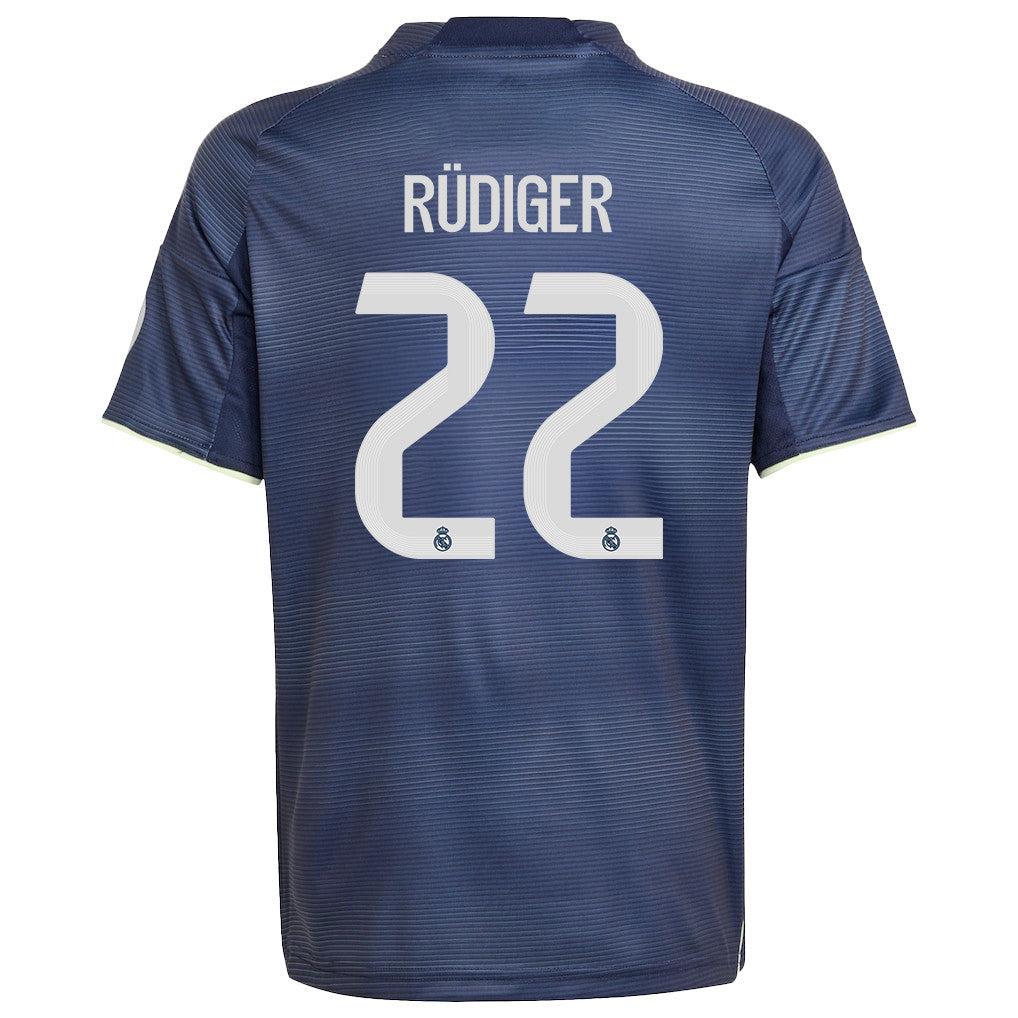 Antonio Rüdiger 22 Real Madrid 25/26 Away YOUTH Jersey - Legend Ink