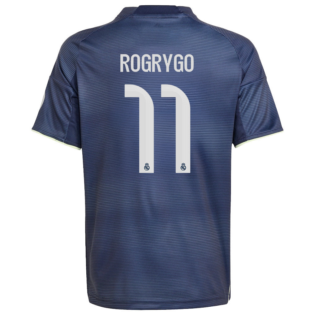 Rodrygo 11 Real Madrid 25/26 Away YOUTH Jersey - Legend Ink