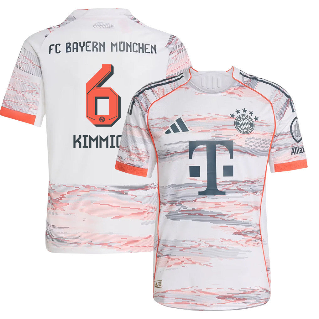 Joshua Kimmich 6 Bayern Munich 25/26 Away YOUTH Jersey - White