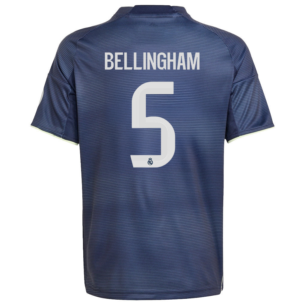 Jude Bellingham 5 Real Madrid 25/26 Away YOUTH Jersey - Legend Ink