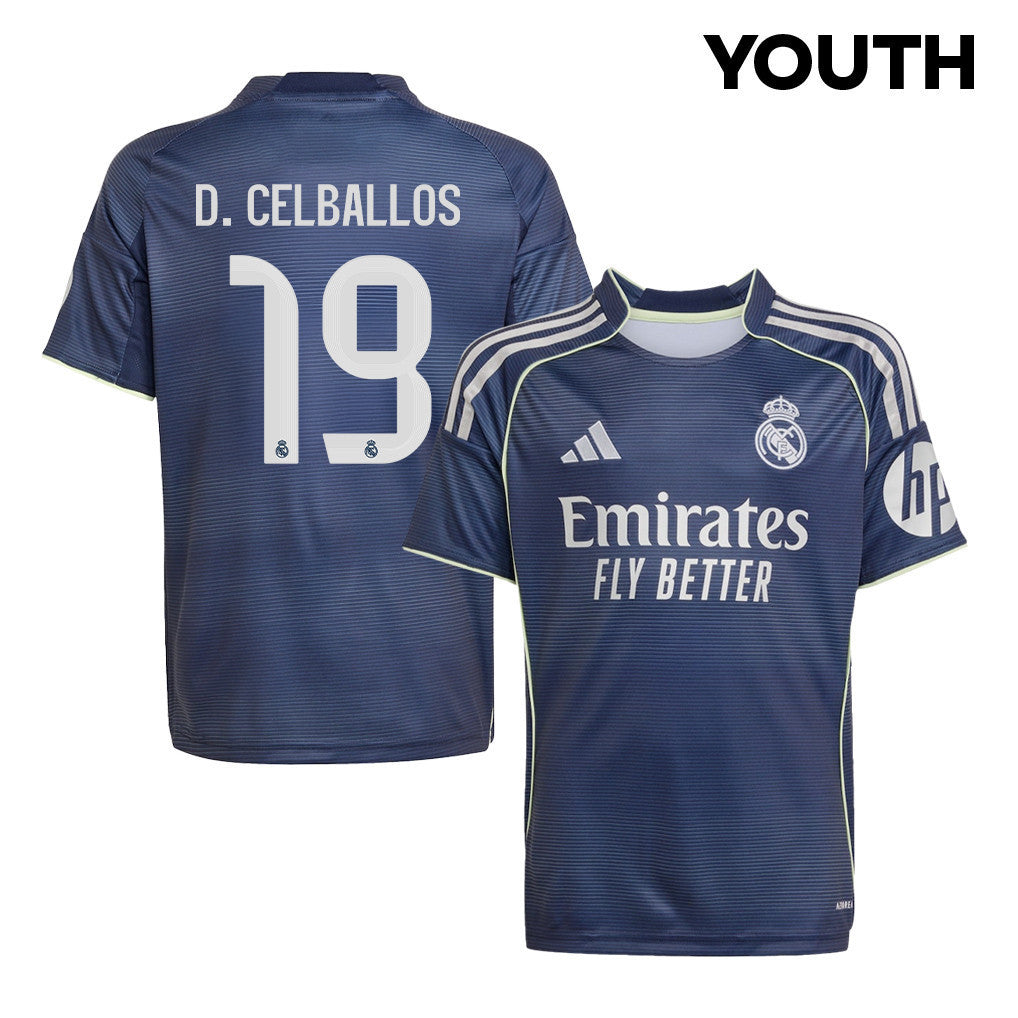 Dani Ceballos 19 Real Madrid 25/26 Away YOUTH Jersey - Legend Ink