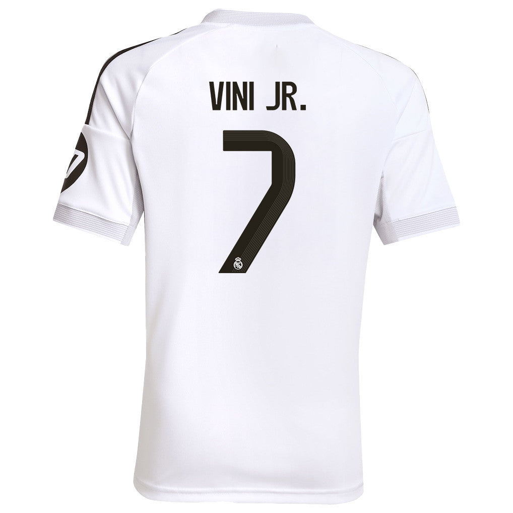 Vinícius Júnior 7 Real Madrid 25/26 Home YOUTH Jersey - White