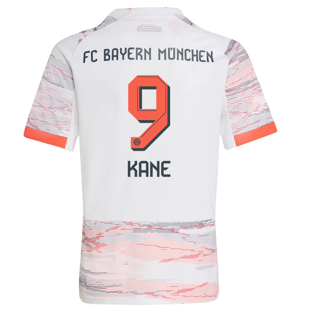 Harry Kane 9 Bayern Munich 25/26 Away YOUTH Jersey - White