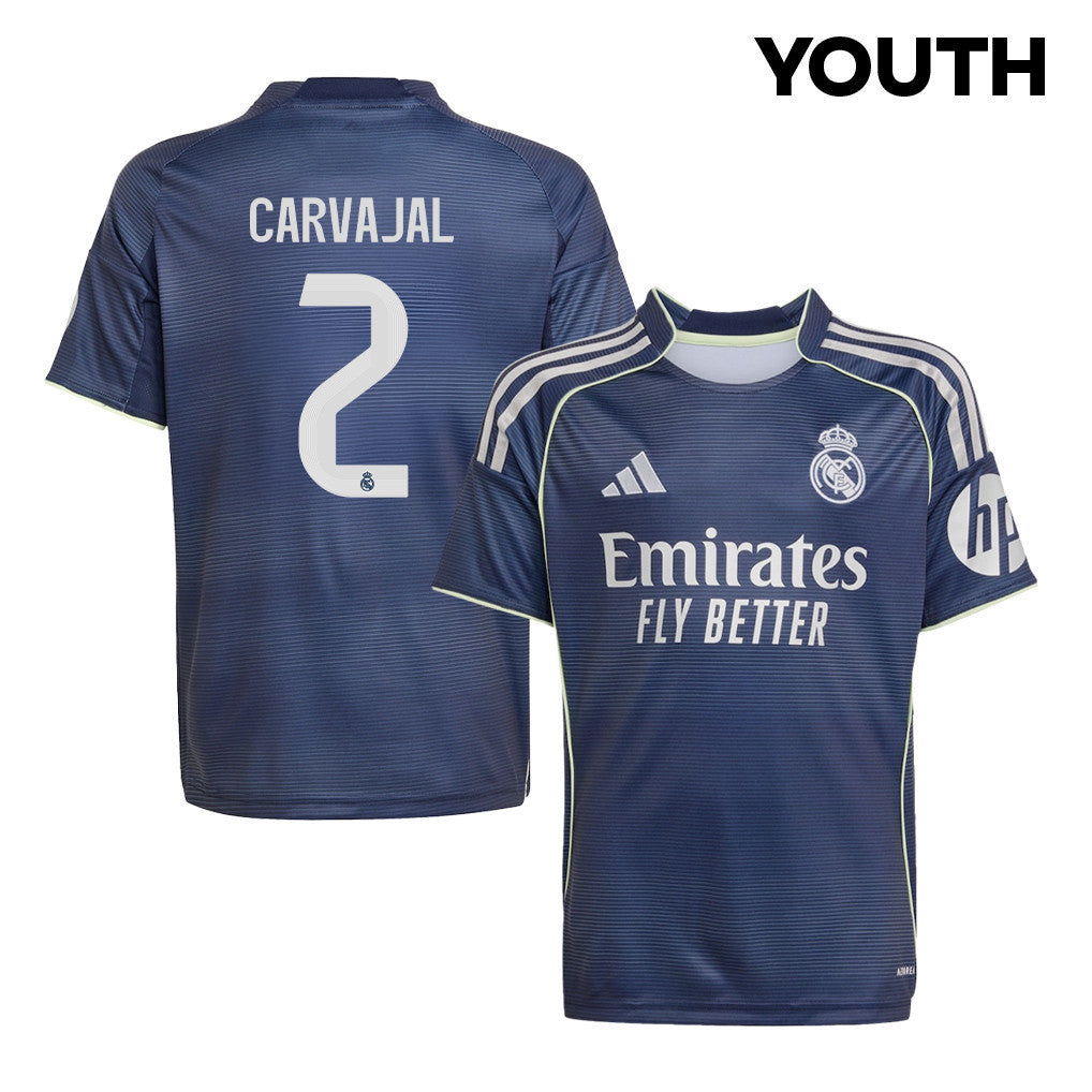 Daniel Carvajal Ramos 2 Real Madrid 25/26 Away YOUTH Jersey - Legend Ink