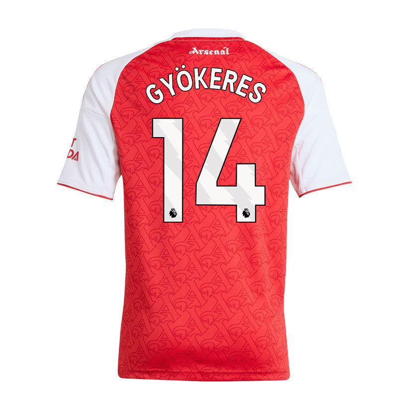 Viktor Gyökeres 14 Arsenal 25/26 Home YOUTH Jersey - Red/White