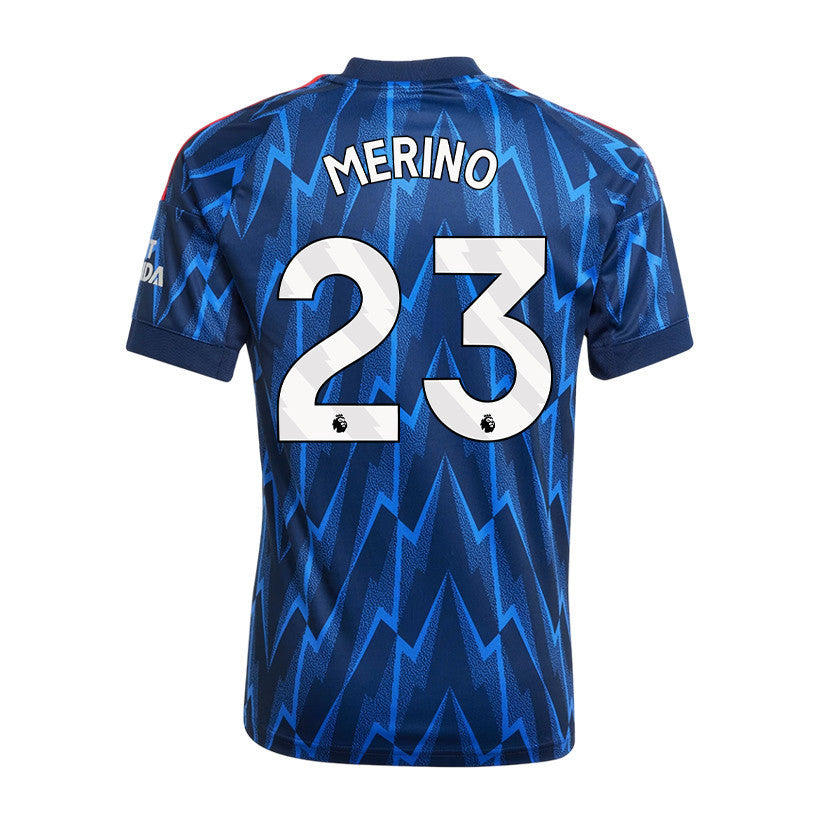 Mikel Merino 23 Arsenal 25/26 Away YOUTH Jersey - Navy Blue