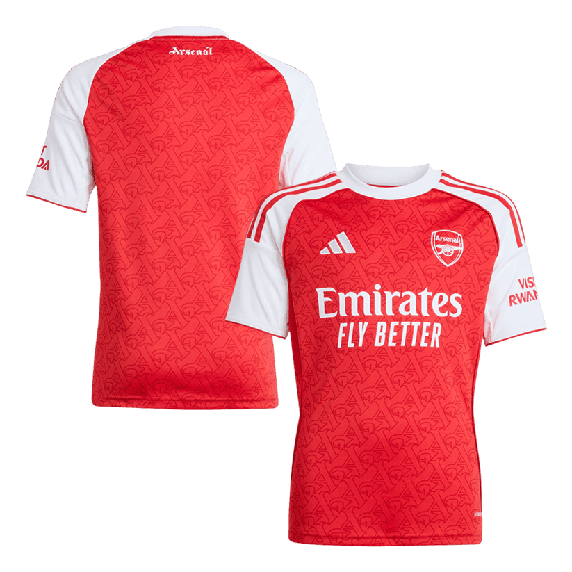 Arsenal 25/26 Home YOUTH Jersey - Red/White