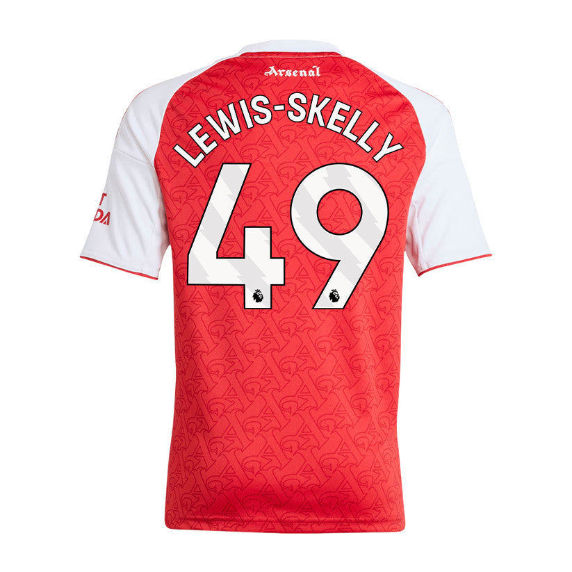 Myles Lewis-Skelly 49 Arsenal 25/26 Home YOUTH Jersey - Red/White