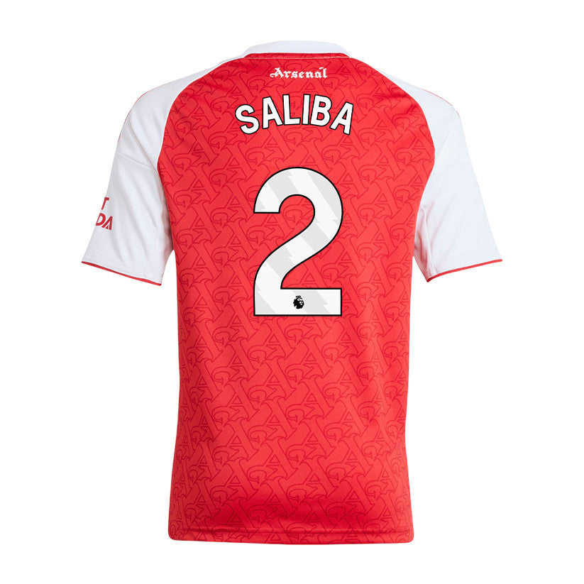 William Saliba 2 Arsenal 25/26 Home YOUTH Jersey - Red/White