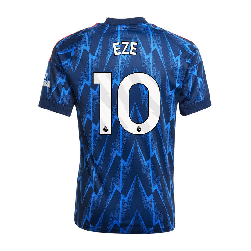 Eberechi Eze 10 Arsenal 25/26 Away YOUTH Jersey - Navy Blue