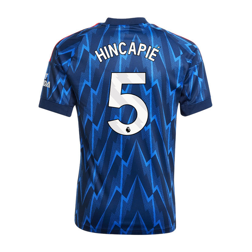 Piero Hincapié 5 Arsenal 25/26 Away YOUTH Jersey - Navy Blue