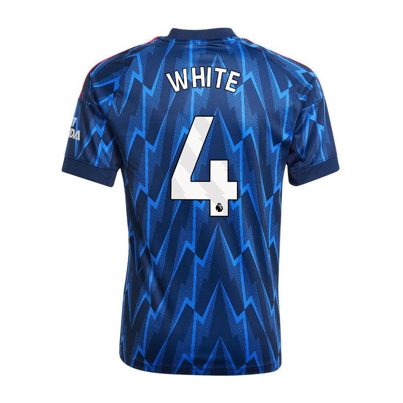 Ben White 4 Arsenal 25/26 Away YOUTH Jersey - Navy Blue