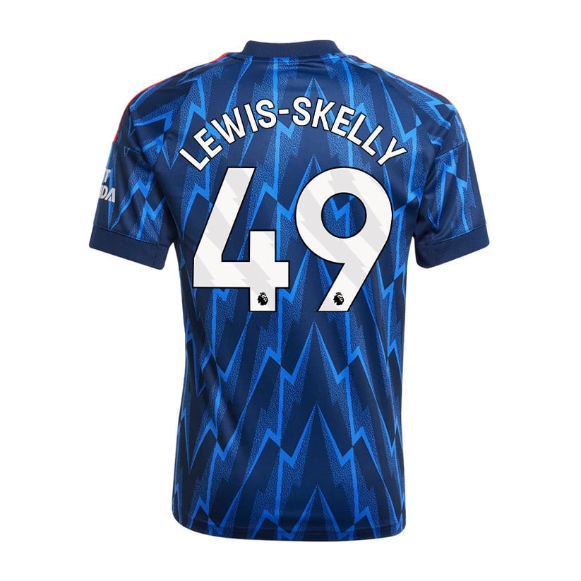 Myles Lewis-Skelly 49 Arsenal 25/26 Away YOUTH Jersey - Navy Blue