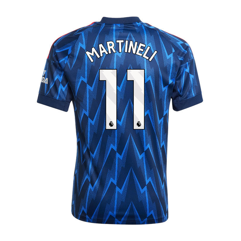 Gabriel Martinelli 11 Arsenal 25/26 Away YOUTH Jersey - Navy Blue