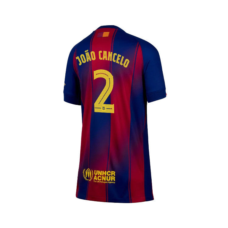 João Cancelo 2 Barcelona 25/26 Home YOUTH Jersey - Navy