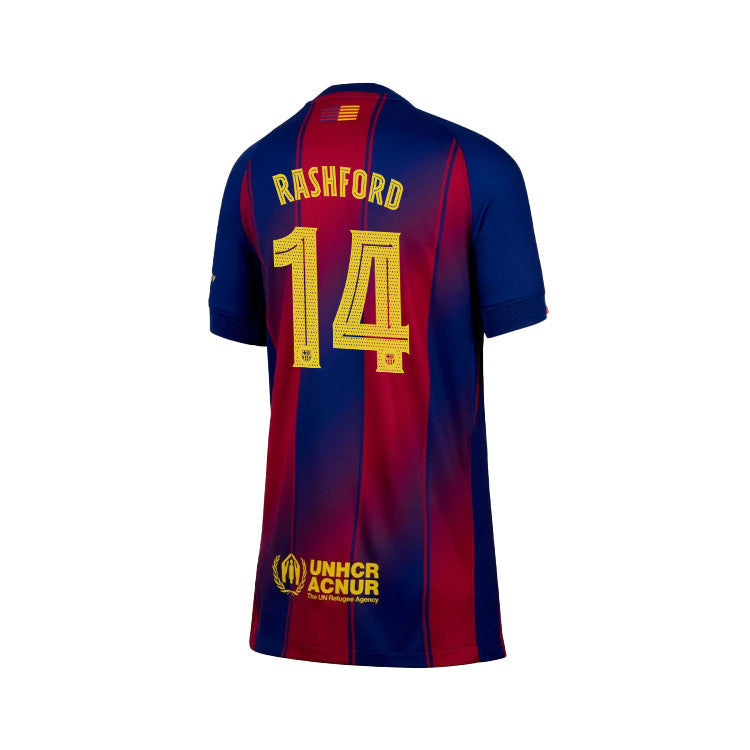 Marcus Rashford 14 Barcelona 25/26 Home YOUTH Jersey - Navy