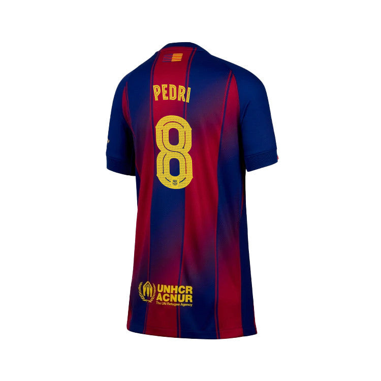 Pedri 8 Barcelona 25/26 Home YOUTH Jersey - Navy