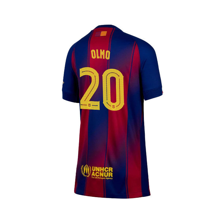 Dani Olmo 20 Barcelona 25/26 Home YOUTH Jersey - Navy