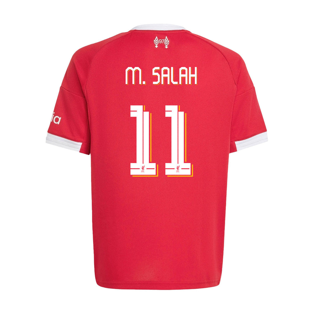 Mohamed Salah 11 Liverpool 25/26 Home YOUTH Jersey - Red