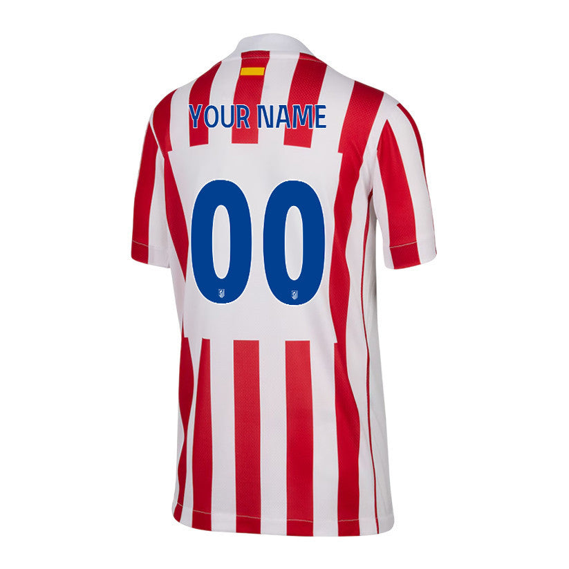 Atlético Madrid 25/26 Personalized Home YOUTH Jersey - Red/White