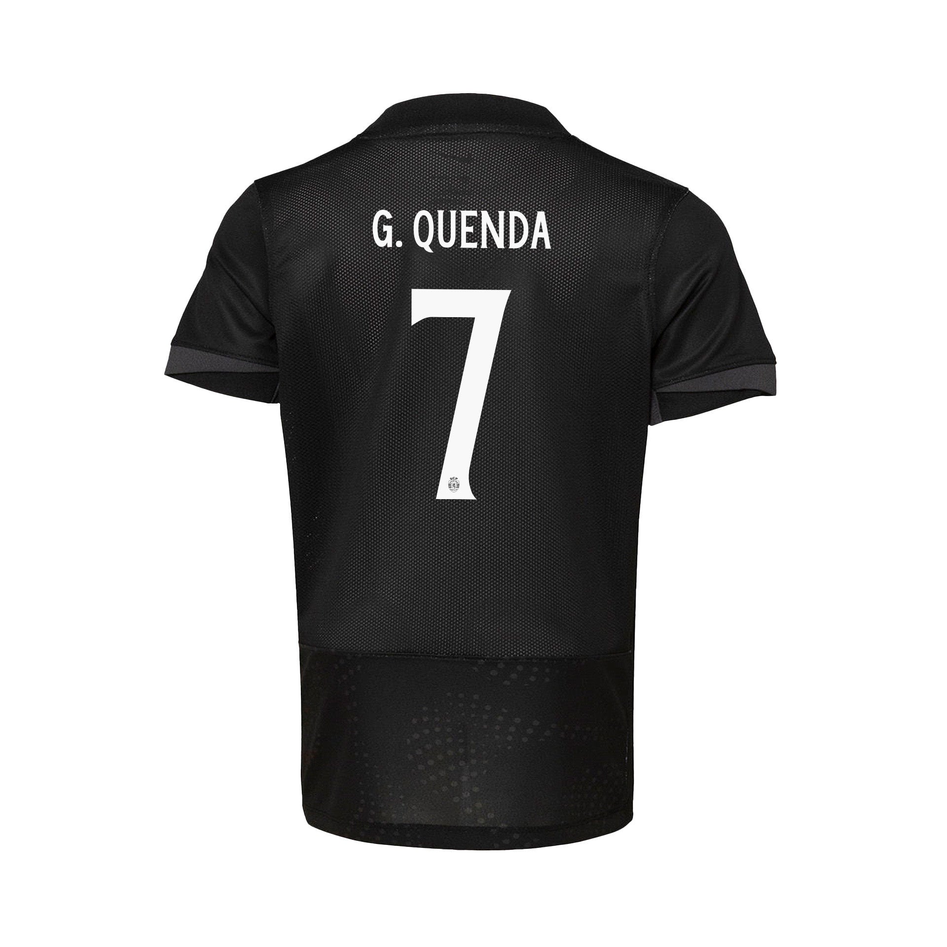Geovany Quenda 7 Sporting CP 25/26 Away YOUTH Jersey - Black