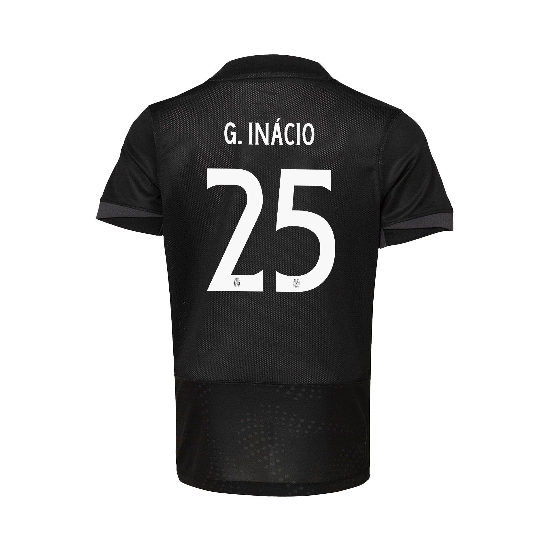 Gonçalo Inácio 25 Sporting CP 25/26 Away YOUTH Jersey - Black